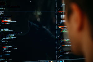 engineering, code, screen, programmer, hacker, computer, , startup, design, css, working, work, reflection, male, programming, styling, coding, developer, develop, frontend, man Gallery HD wallpaper