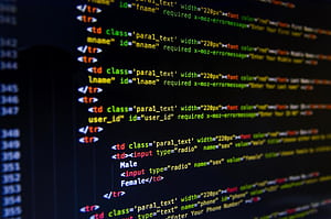 source code and by coding and programming HD wallpaper