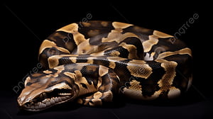 Ball Python Snake On A Black Background, Ball Python Python, graphy , Snake Background And for HD wallpaper