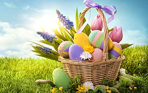 Simple Easter HD wallpaper