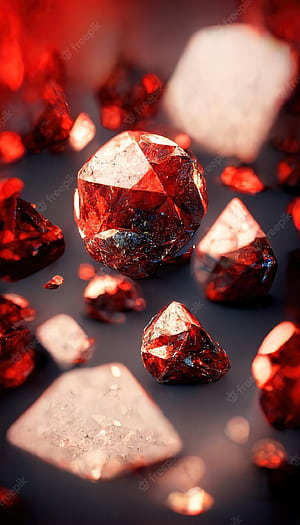 Gem Ruby, Ruby Red HD phone wallpaper