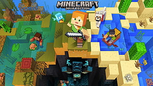 Minecraft Java and Bedrock, Minecraft Java Edition HD wallpaper