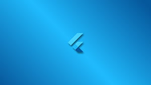 Flutter Logo , flutter, code, computer, programming, logo HD wallpaper