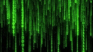 Matrix Code Numbers Green Background, Linux Code HD wallpaper