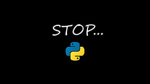 Python Is Being OVER HYPED, Python Logo HD wallpaper