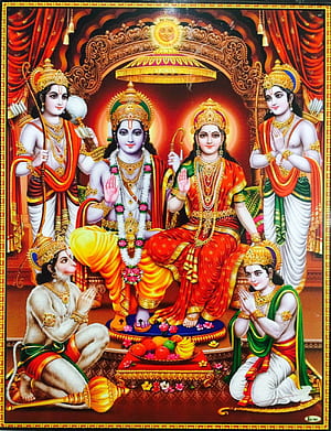 Ram Darbar Miniature Painting From Ramayan Indian Art Art Prints by Kritanta Vala. Buy Posters, Frames, Canvas & Digital Art Prints. Small, Compact, Medium and Large Variants, Ramdarbar HD phone wallpaper