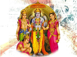 Shree Ram Laxman Sita Mata Hanumanji. शून्यस्यः, Raam laxman HD wallpaper