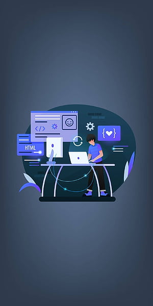 Programming Programmer Vector HD phone wallpaper