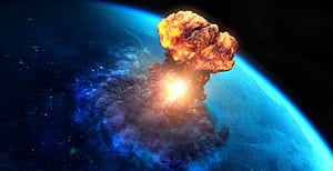 Earth Exploding HD wallpaper