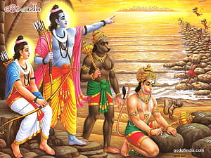 All Sizes. Ram Laxman Hanuman Making Bridge To Ravan Lanka Sharing!, Raam laxman HD wallpaper