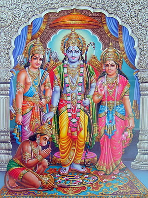 Lord Ram With Laxman And Sita, Raam laxman HD phone wallpaper
