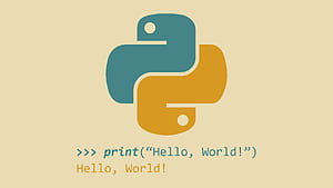 Python Simple Dark Light, Python Logo HD wallpaper